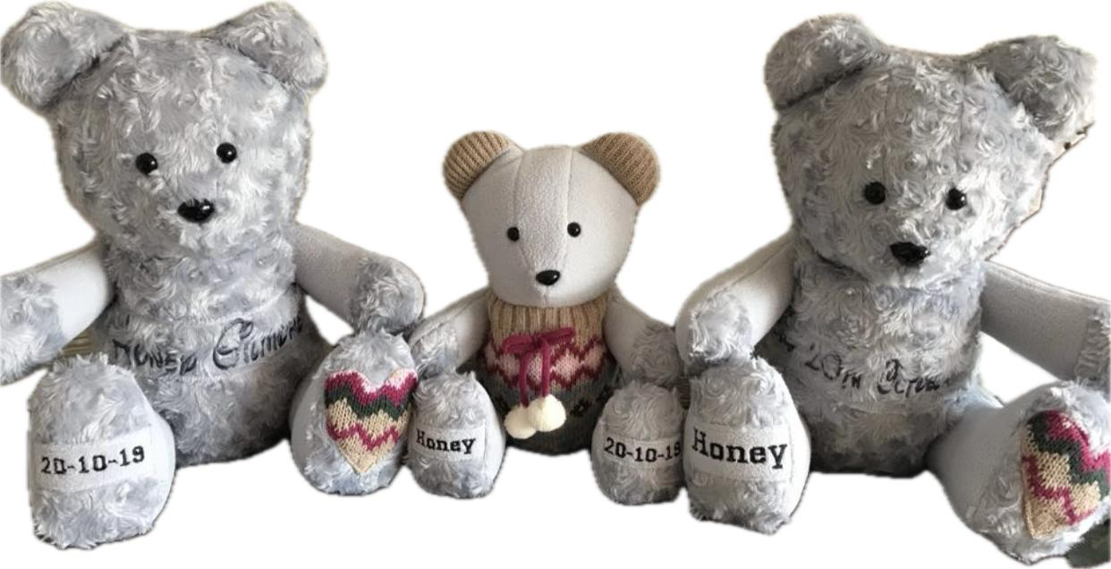 PDF Memory "Aza" Bear 3 Sizes Sewing Pattern New Design Full Instructions Video Tutorial